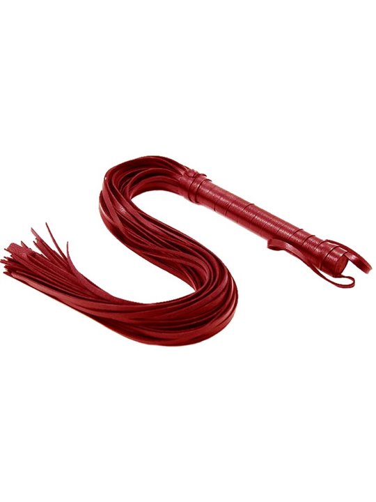 Alive Fantasy - Frusta in Pelle Vegana Rossa 69 Cm