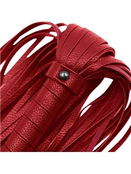 Alive Fantasy - Frusta in Pelle Vegana Rossa 69 Cm