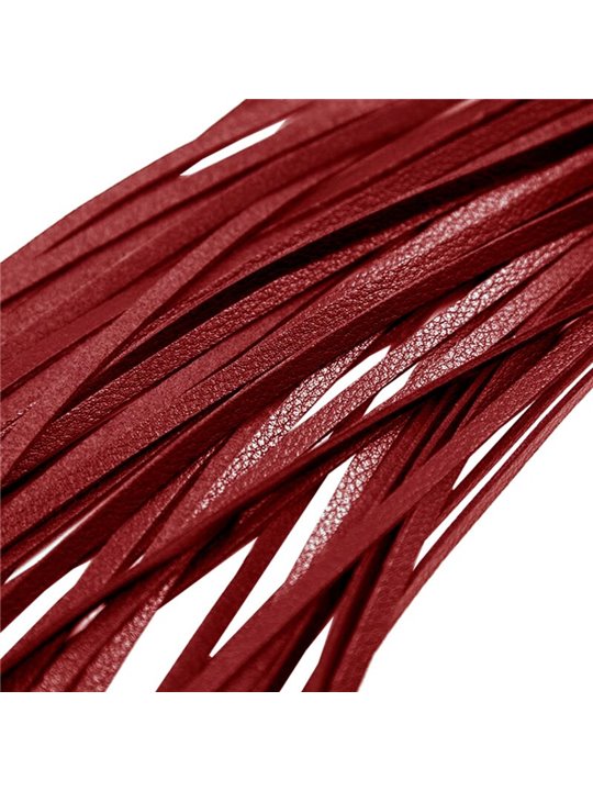 Alive Fantasy - Frusta in Pelle Vegana Rossa 69 Cm