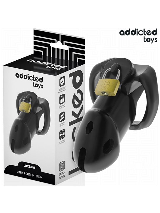 Addicted Toys Unbroken Den - Gabbia Fallica con Lucchetto 9,8 Cm