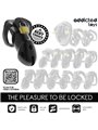 Addicted Toys Unbroken Den - Penis Cage with Padlock 9.8 cm