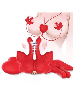 Armony - Butterfly-Shaped Magnetic Vibrating Nipple Clamps