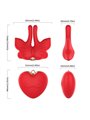 Armony - Butterfly-Shaped Magnetic Vibrating Nipple Clamps