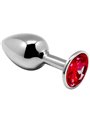 Alive Anal Pleasure - 3-Piece Metal Anal Plug Kit with Diamonds