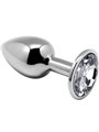 Alive Anal Pleasure - Kit 3 Plug Anali in Metallo con Diamanti