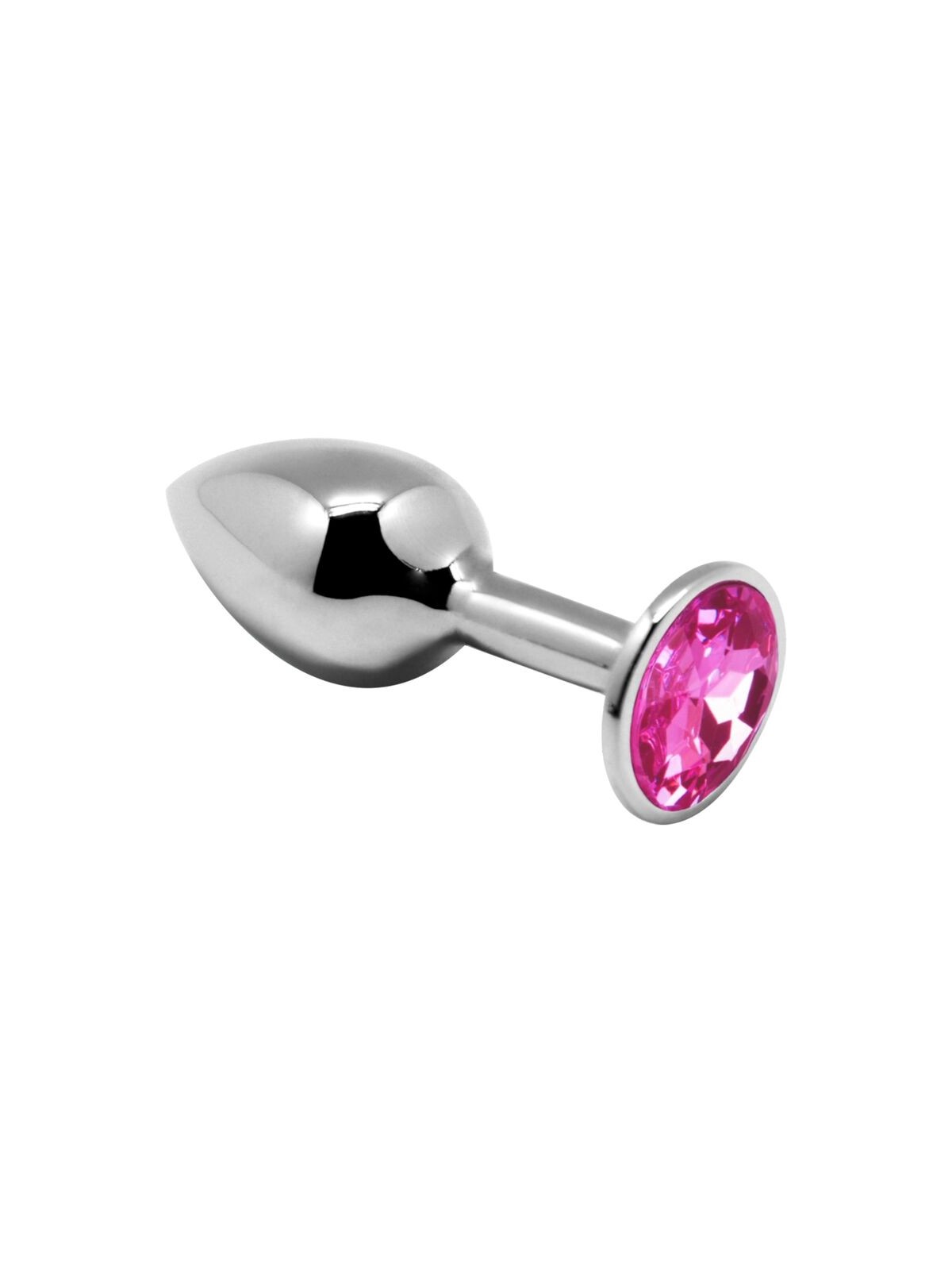 Alive Anal Pleasure - Mini Plug Anale in Metallo Gemma Rosa Taglia S