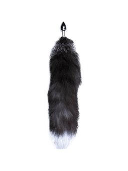 Alive Anal Pleasure - Fox Tail Metal Anal Plug Size L