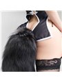 Alive Anal Pleasure - Plug Anale in Metallo Coda di Volpe Taglia L