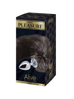 Alive Anal Pleasure - Plug Anale in Metallo Coda di Volpe Taglia M