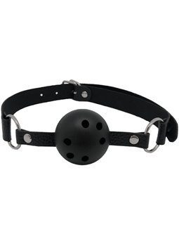 Alive Discretion - Black Breathable BDSM Ball Gag