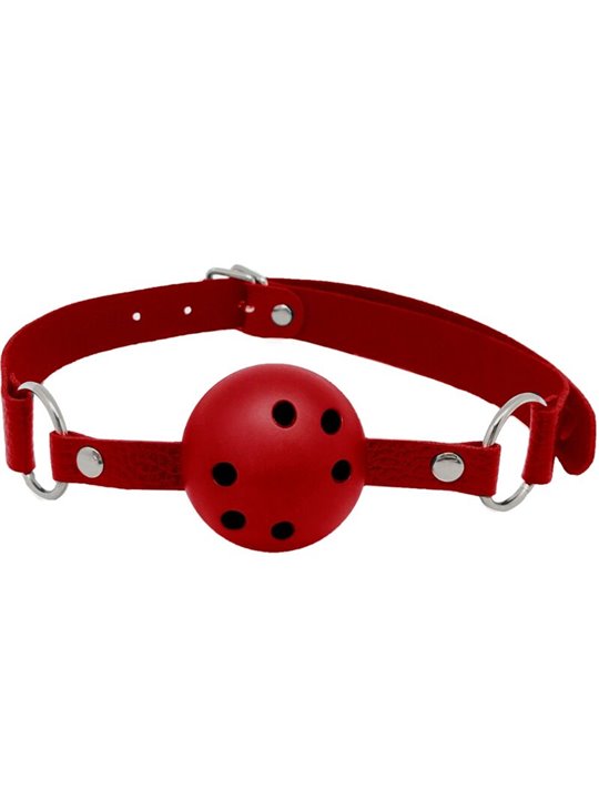 Alive Discretion - Red Breathable BDSM Ball Gag