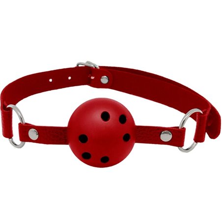 Alive Discretion - Red Breathable BDSM Ball Gag
