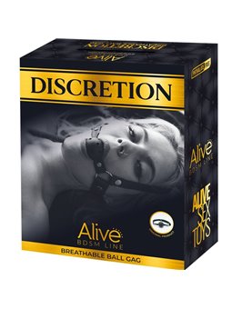 Alive Discretion - Red Breathable BDSM Ball Gag