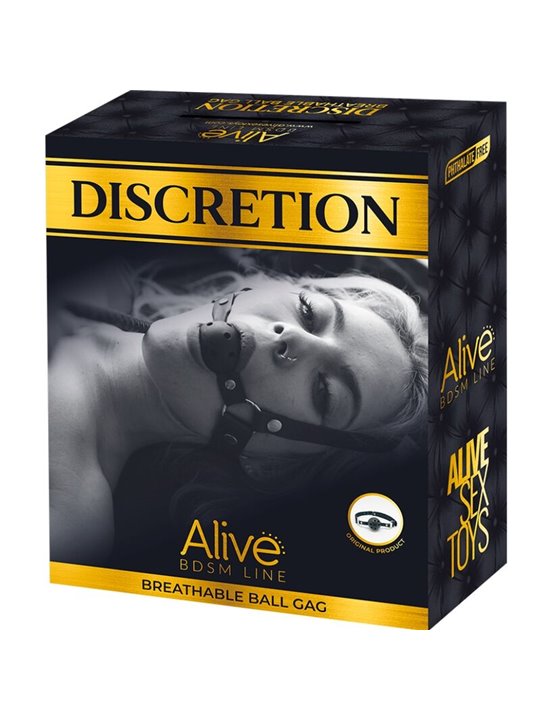 Alive Discretion - Red Breathable BDSM Ball Gag