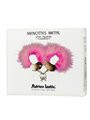 Adrien Lastic - Metal Handcuffs with Pink Feathers