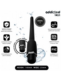 Addicted Toys - Doccia Anale con Attacco Universale Modello 1