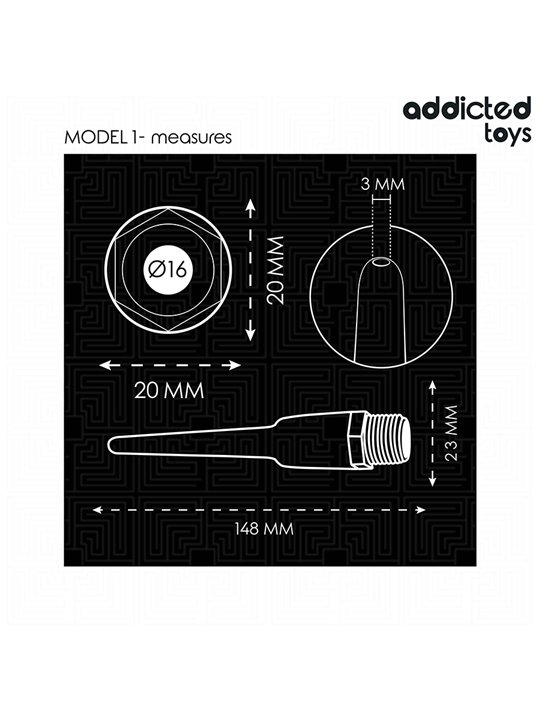Addicted Toys - Anal Shower with Universal Connection Model 1