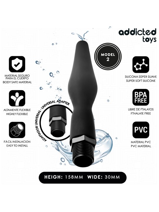 Addicted Toys - Anal Shower with Universal Attachment Model 2