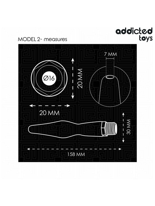 Addicted Toys - Doccia Anale con Attacco Universale Modello 2