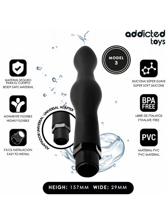 Addicted Toys - Doccia Anale con Attacco Universale Modello 3