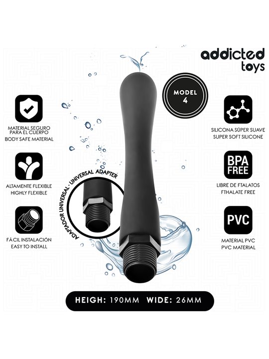 Addicted Toys - Anal Shower with Universal Attachment Model 4