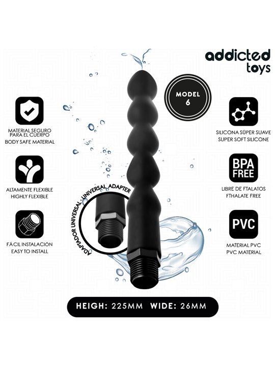 Addicted Toys - Doccia Anale con Attacco Universale Modello 6
