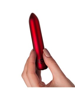 Rocks-Off Poppy Red - Vibratore a Proiettile in Silicone Rosso