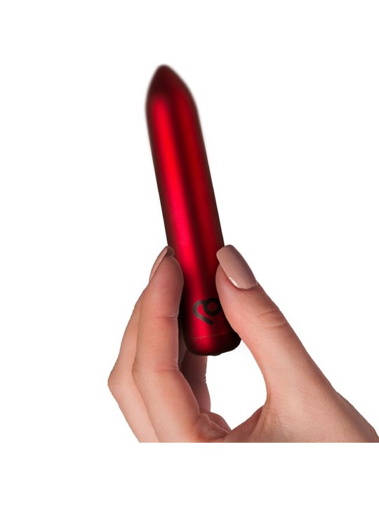 Rocks-Off Poppy Red - Vibratore a Proiettile in Silicone Rosso