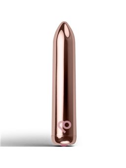 Rocks-Off Golden Rose - Vibratore a Proiettile in Silicone Oro Rosa