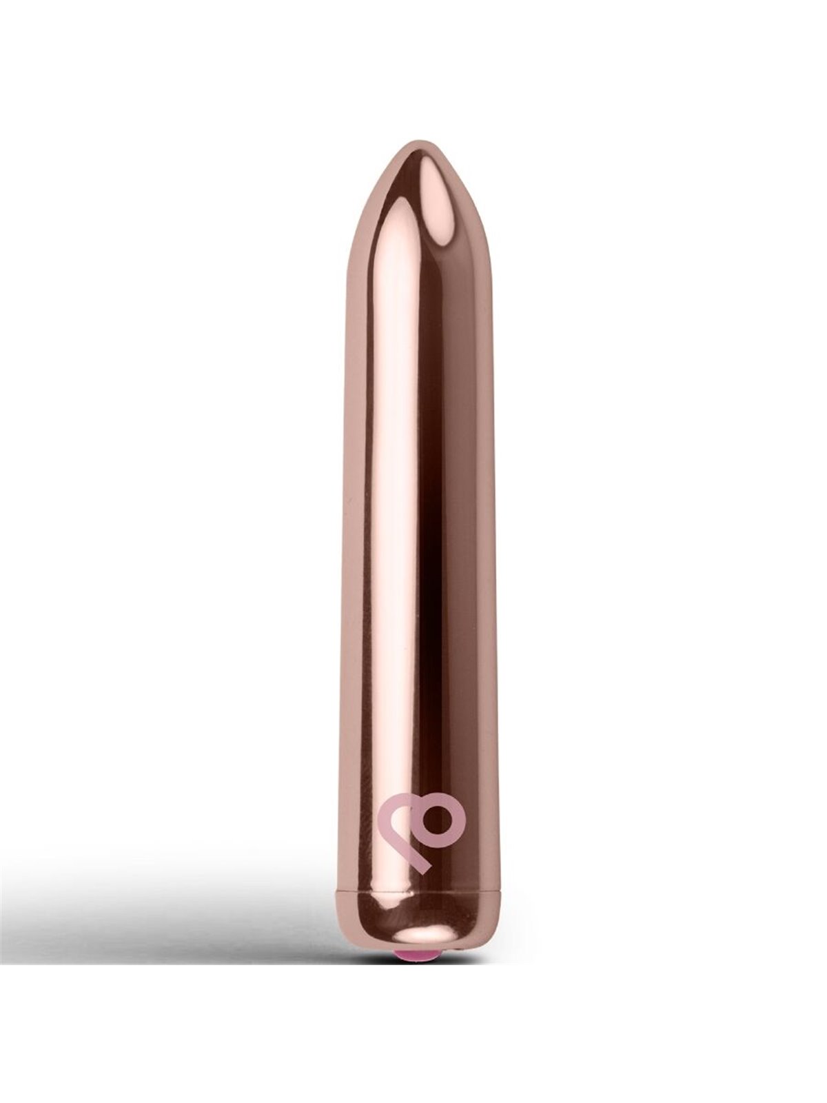 Rocks-Off Golden Rose - Rose Gold Silicone Bullet Vibrator