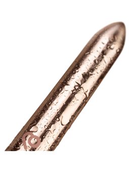 Rocks-Off Golden Rose - Rose Gold Silicone Bullet Vibrator