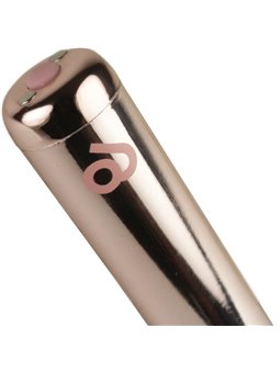 Rocks-Off Golden Rose - Rose Gold Silicone Bullet Vibrator