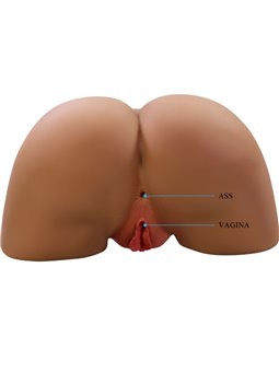 Crazy Bull Sophia - Busto con Ano e Vagina Realistici ed Effetti Sonori