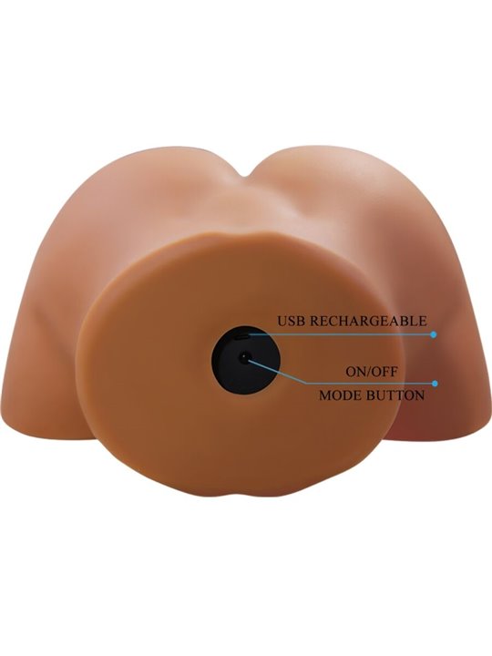 Crazy Bull Sophia - Busto con Ano e Vagina Realistici ed Effetti Sonori