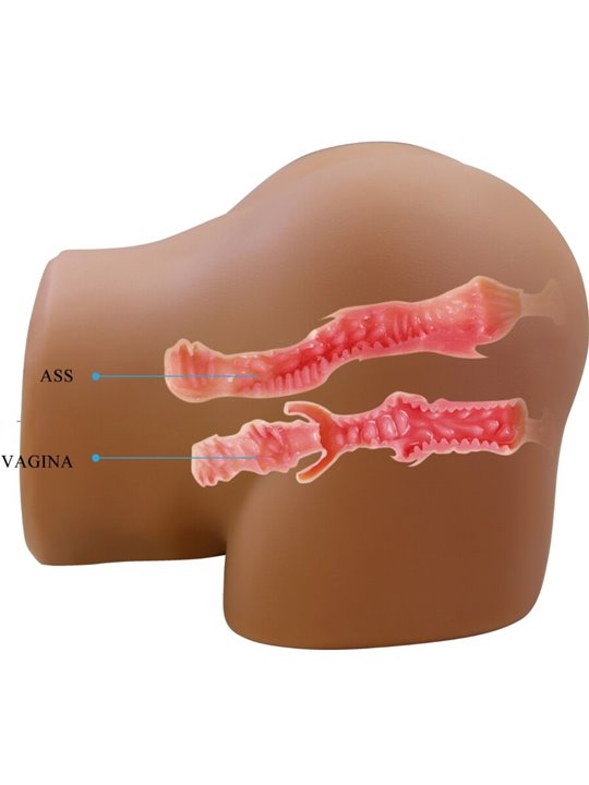 Crazy Bull Sophia - Busto con Ano e Vagina Realistici ed Effetti Sonori