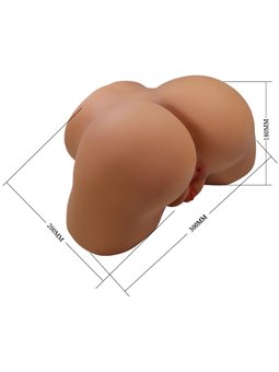 Crazy Bull Sophia - Busto con Ano e Vagina Realistici ed Effetti Sonori