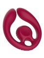 Snail Vibe Gizi Duo - Stimolatore di Coppia Bordeaux con Telecomando