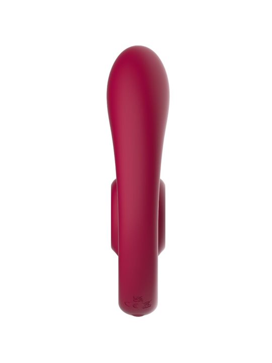 Snail Vibe Gizi Duo - Bordeaux Couples Stimulator with Remote Control
