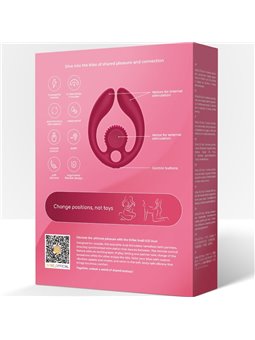 Snail Vibe Gizi Duo - Stimolatore di Coppia Bordeaux con Telecomando