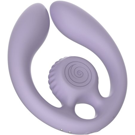 Snail Vibe Gizi Duo - Purple Couples Stimulator with Remote Control
