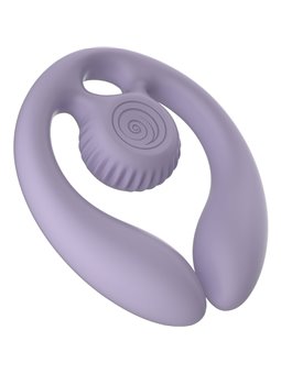 Snail Vibe Gizi Duo - Purple Couples Stimulator with Remote Control