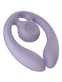 Snail Vibe Gizi Duo - Purple Couples Stimulator with Remote Control