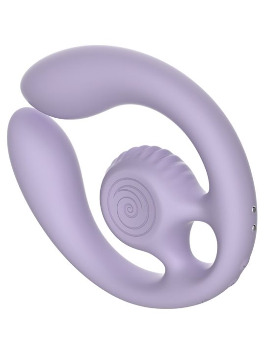 Snail Vibe Gizi Duo - Purple Couples Stimulator with Remote Control