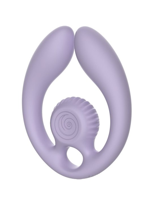 Snail Vibe Gizi Duo - Purple Couples Stimulator with Remote Control