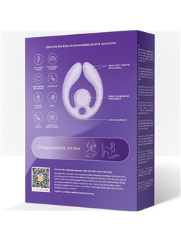 Snail Vibe Gizi Duo - Purple Couples Stimulator with Remote Control