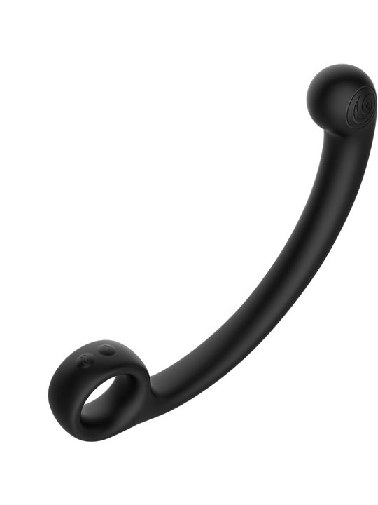 Snail Vibe Axi - Black Vibrating Wand for Clitoris and G-Spot
