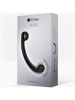 Snail Vibe Axi - Black Vibrating Wand for Clitoris and G-Spot