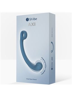 Snail Vibe Axi - Blue Vibrating Wand for Clitoris and G-Spot