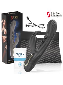 Ibiza - Silicone Rabbit Vibrator with 7 + 7 Functions 22.5 cm