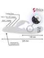 Ibiza - Silicone Rabbit Vibrator with 7 + 7 Functions 22.5 cm